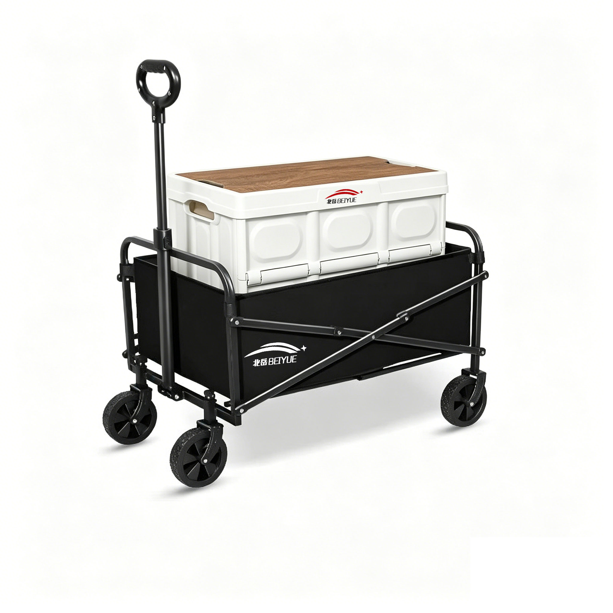 5インチユニバーサルホイール330ポンド折りたたみ式キャンプ - Outdoor Camping Vehicle Wagon のレビューと価格