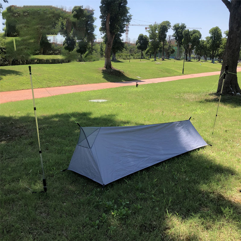 一人用寝袋テントロッドレスポケット超軽量バックパッキングアウ - Ultralight Sleeping Bag のレビューと価格