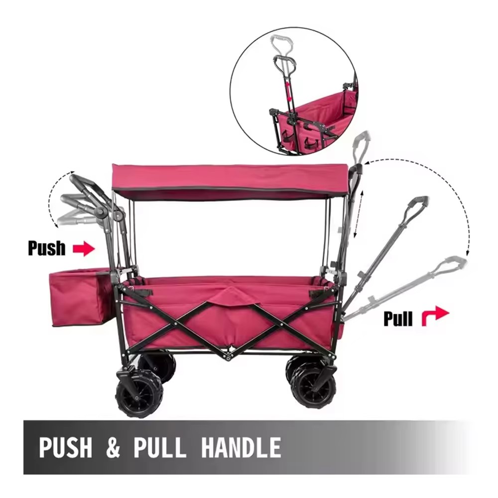 海外貿易専用屋外キャンプ車両ポータブル大容量折りたたみ式小型 - Outdoor Camping Vehicle Wagon のレビューと価格