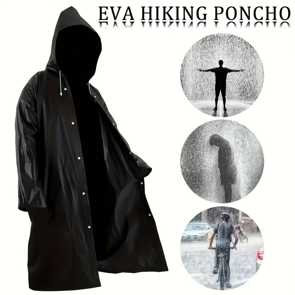 防水フード付きレインコート,大人用レインポンチョ,耐久性のあ - Camping Rain Poncho のレビューと価格