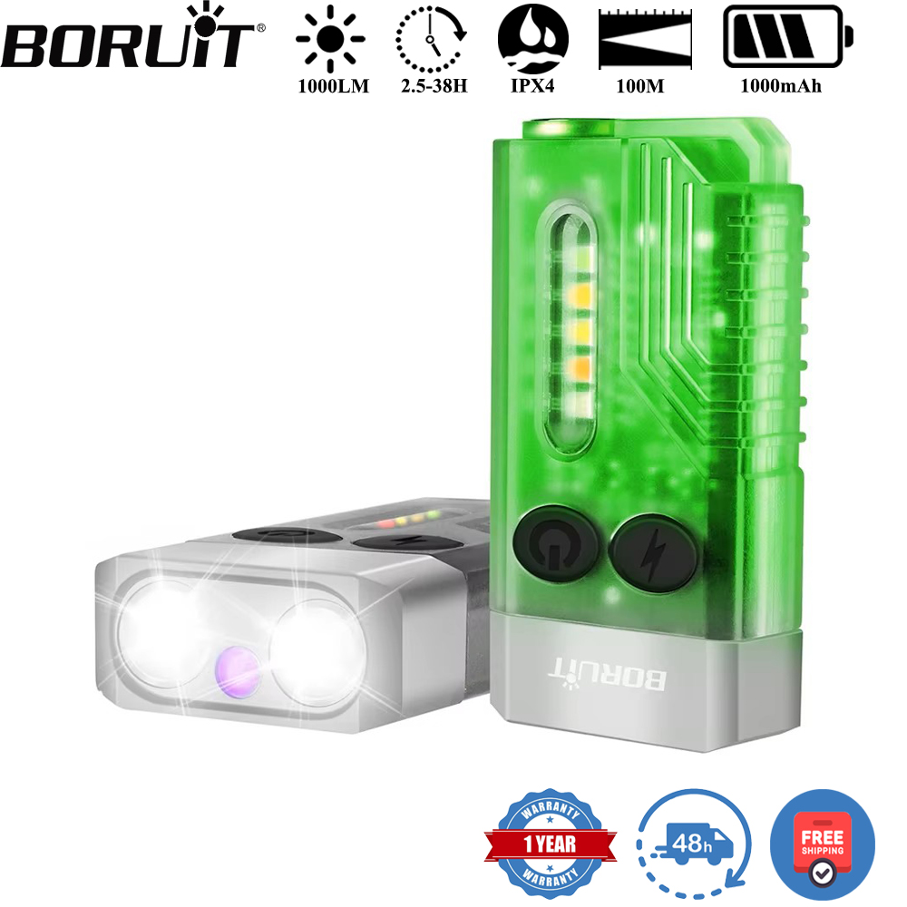 BORUiT V10 キーホルダー UV LED EDC 蛍 - Outdoor Camping Glamping のレビューと価格