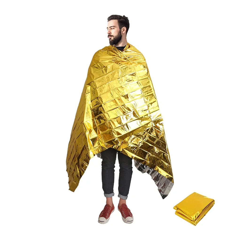 5 個緊急サーマルブランケット折りたたみ防水防風サンシェード - Outdoor Camping Rugs のレビューと価格