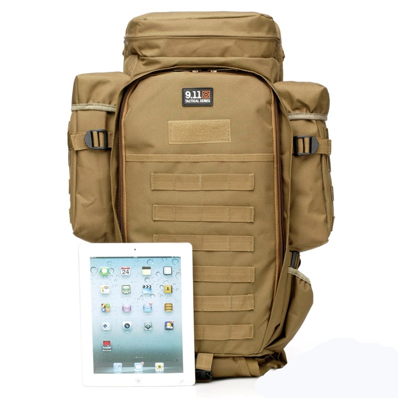 特殊部隊組み合わせバックパック、軍事戦術攻撃リュックサック、 - Lightweight Backpack 65L のレビューと価格