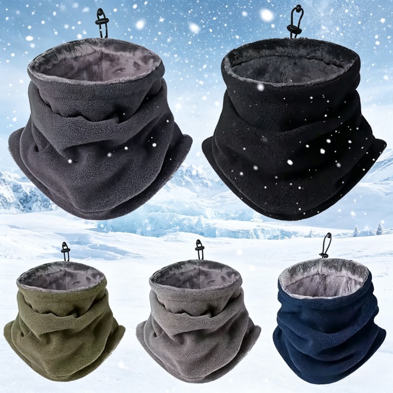冬用バイクウォームマスク 男女兼用 フリースネックウォーマー - Outdoor Camping In Winter のレビューと価格