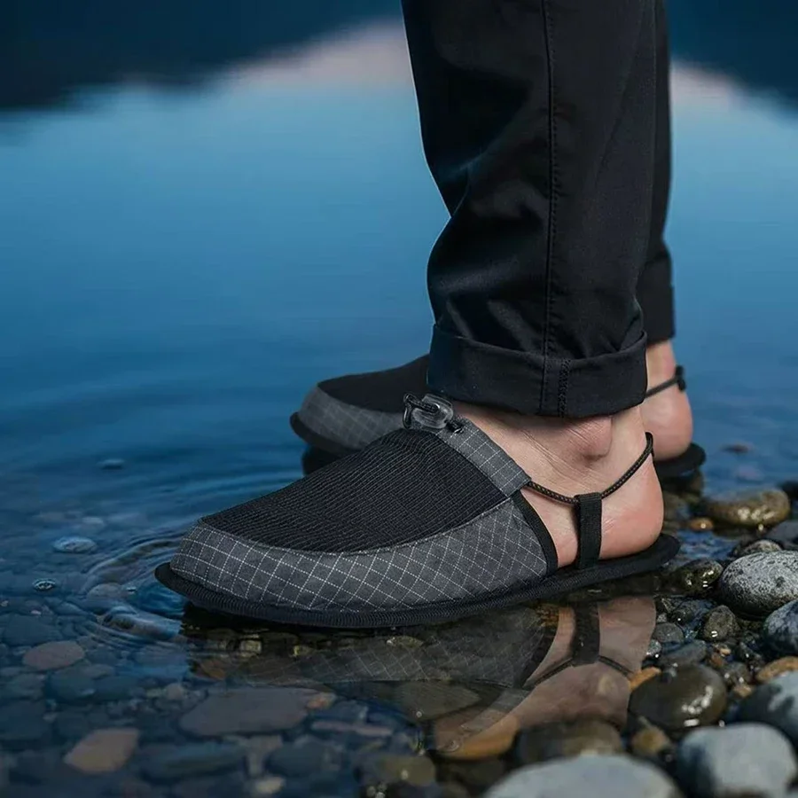携帯用折りたたみ式トラベルスリッパ 男女兼用 滑り止め 速乾 - Outdoor Camping Slippers のレビューと価格