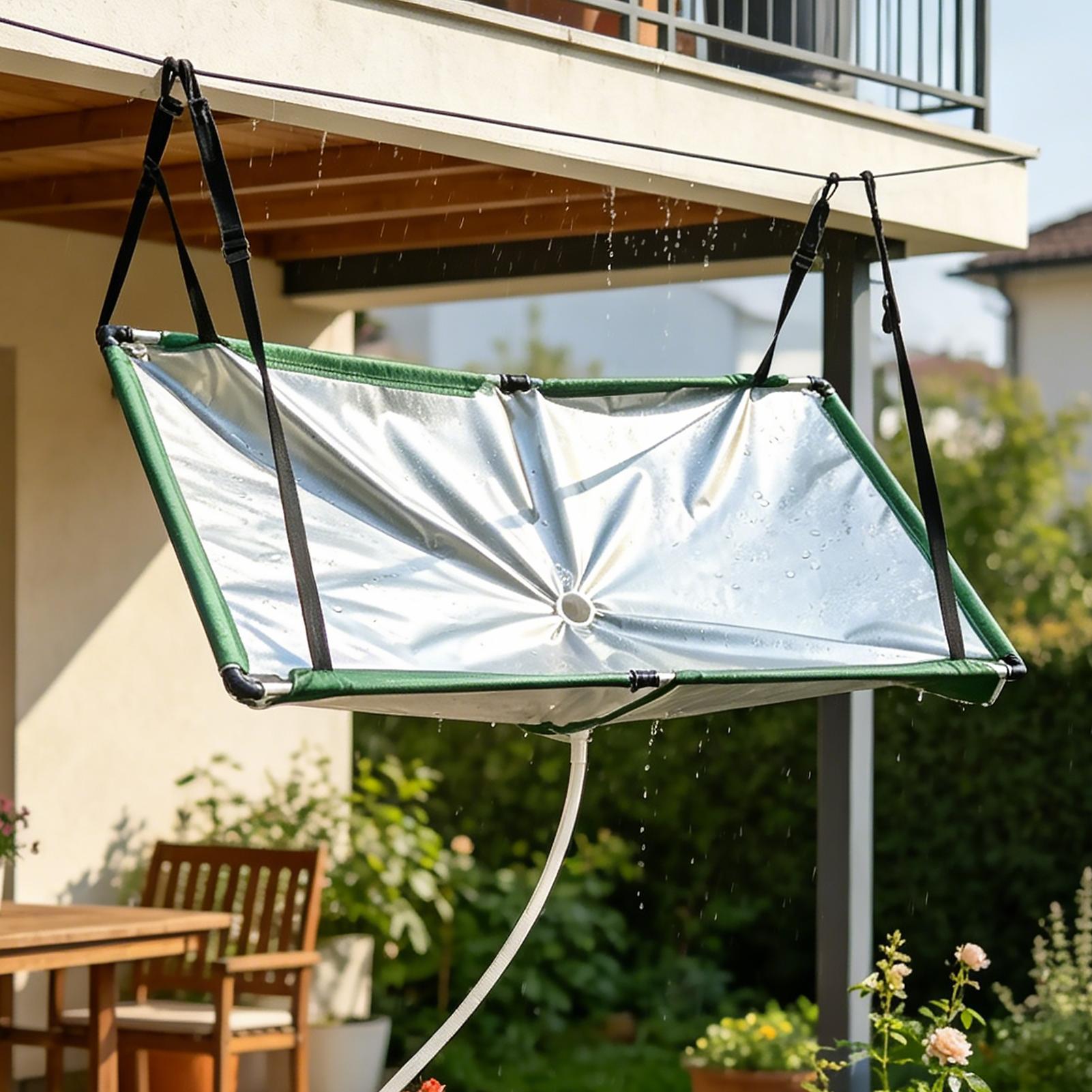 水収集布 ホース付き 雨水キャッチャーフィルター 芝生用 屋 - Outdoor Camping Water Filter のレビューと価格