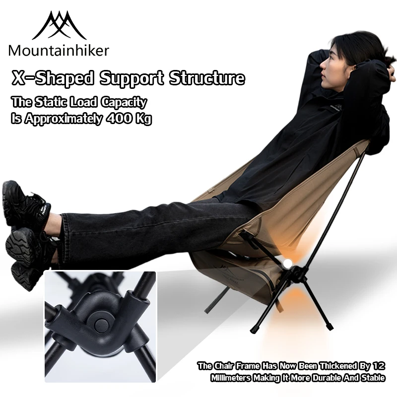 折りたたみ式超軽量ムーンチェアポータブルレイジーキャンプチェ - Outdoor Camping Table And Chairs のレビューと価格