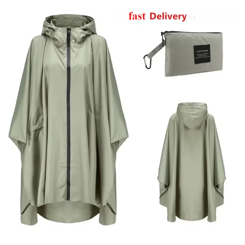 男性と女性のための防水ナイロンレインコート,大人のオートバイ - Camping Rain Poncho のレビューと価格