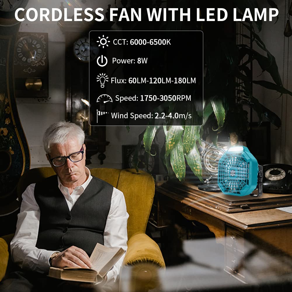 Bosch 18V リチウム電池用ポータブル屋外ファン、3  - Outdoor Camping Misting Fan のレビューと価格