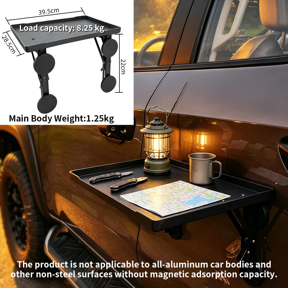 ポータブルカーサイドドアハンギングトレイ折りたたみ式オートテ - Outdoor Camping Cooking Table のレビューと価格