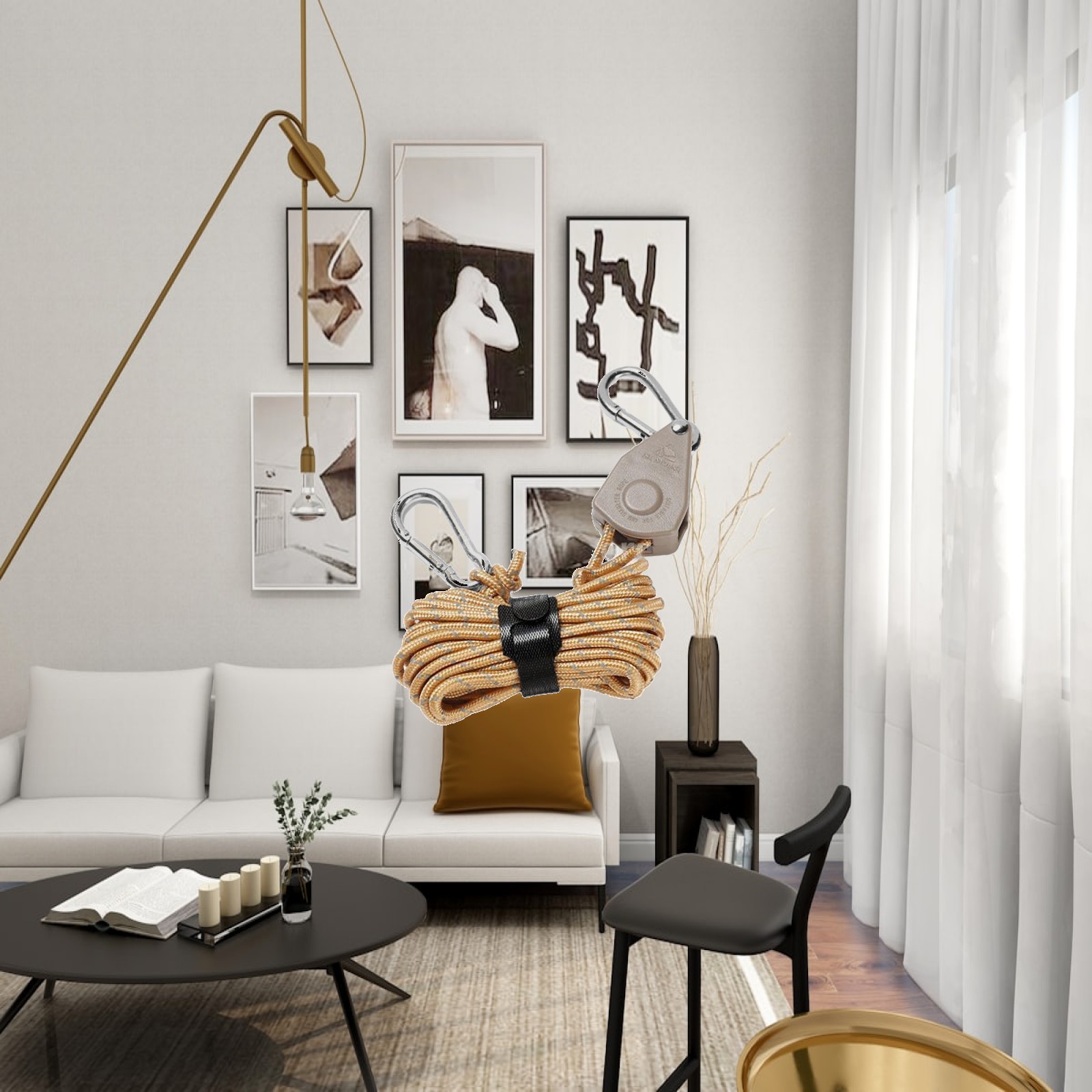 テント用風ロープ ラチェット式ガイライン、ファストロックカラ - Outdoor Camping Guy のレビューと価格