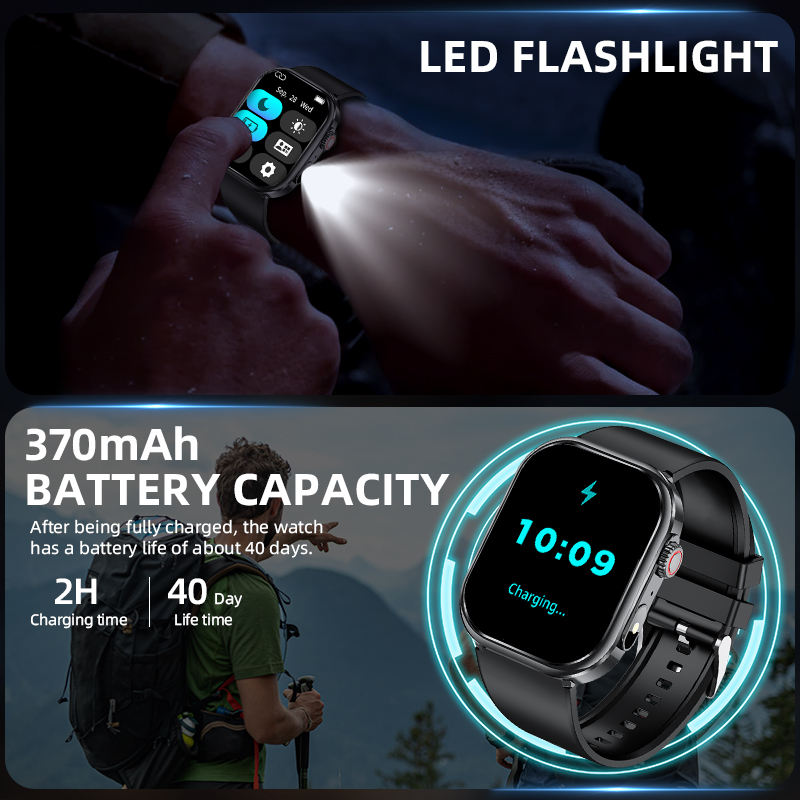 LIGE 女性スマートウォッチ 2.01 インチ IP68  - Outdoor Camping Japan のレビューと価格