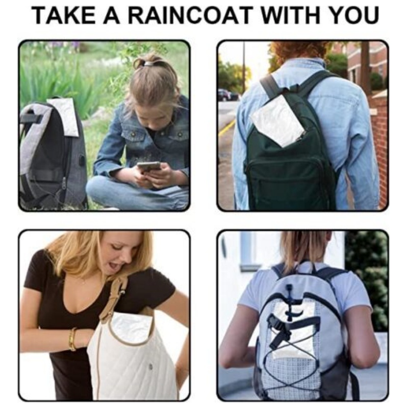 大人用の使い捨て防水レインコート,屋外ハイキング,山の旅,透 - Camping Rain Poncho のレビューと価格