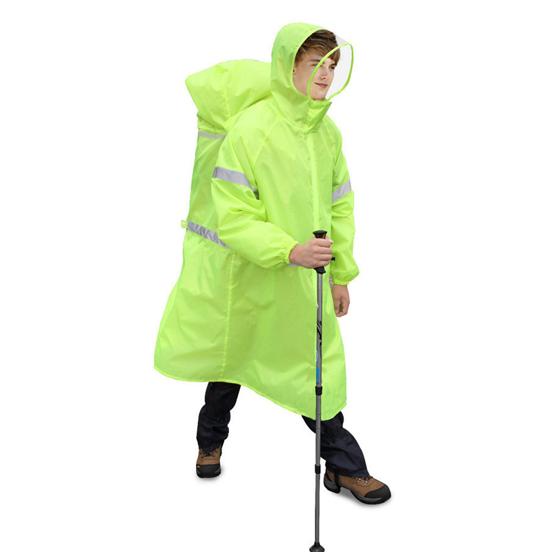 ユニセックス反射材付きアウトドアクライミングバッグバックパッ - Camping Rain Poncho のレビューと価格