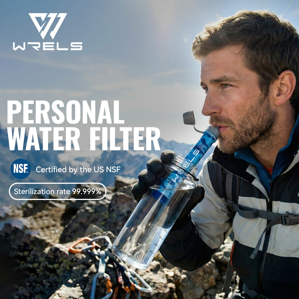 WRELS 屋外ポータブル浄水器セット キャンプ用浄水器 サ - Outdoor Camping Water Filter のレビューと価格