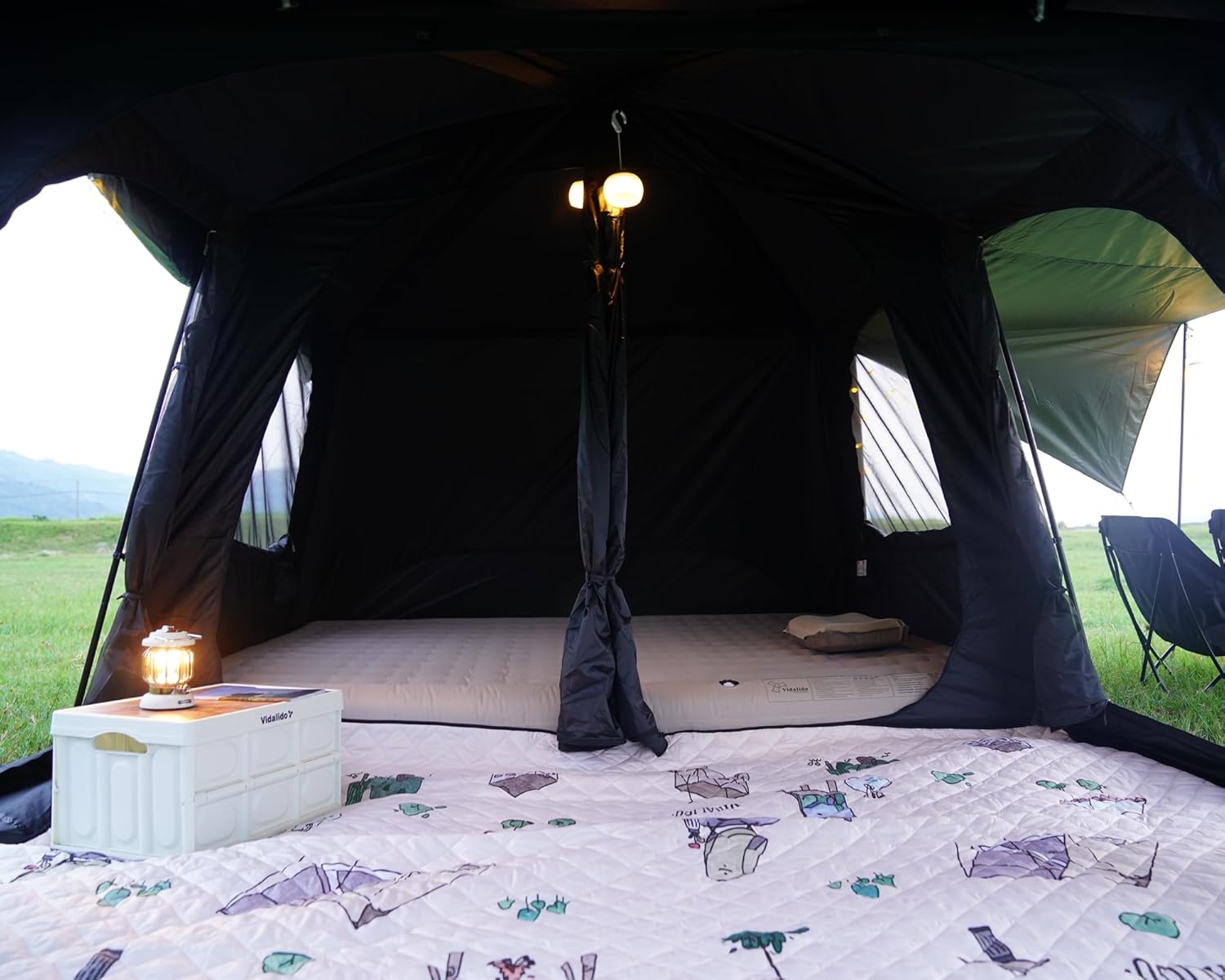 ロゴ入り 8～10人用 大型ファミリーガーデン ラグジュアリ - Outdoor Camping Exhibition のレビューと価格