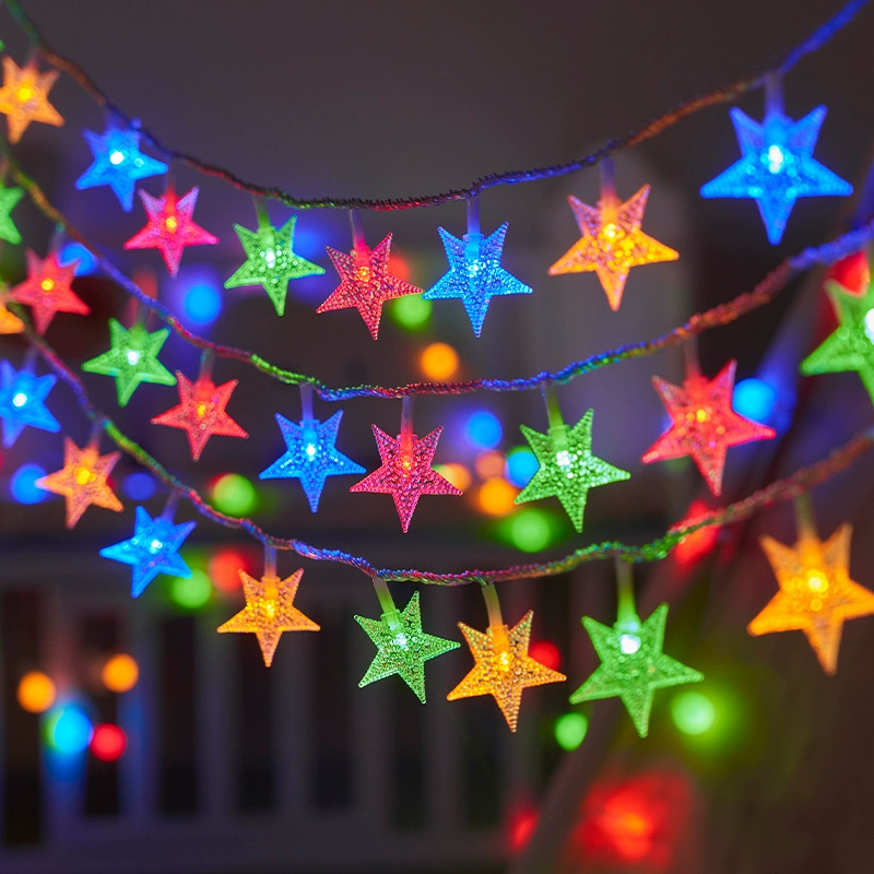バッテリー電源フェストゥーンスターフェアリーストリングライト - Outdoor Camping Lights String のレビューと価格