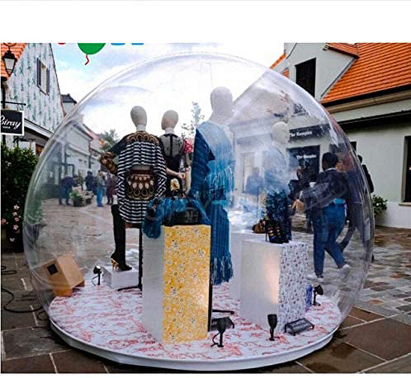 透明なインフレータブルドームイグルーテント,360 °,エア - Outdoor Camping Exhibition のレビューと価格