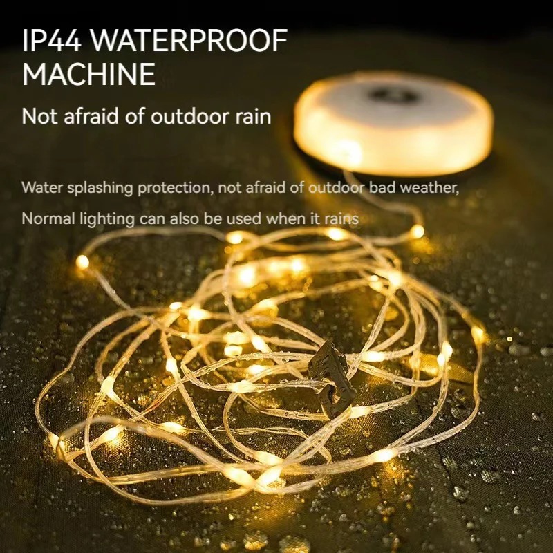 屋外用LEDストリングライト 10M 防水ストリップライト  - Outdoor Camping Lights String のレビューと価格