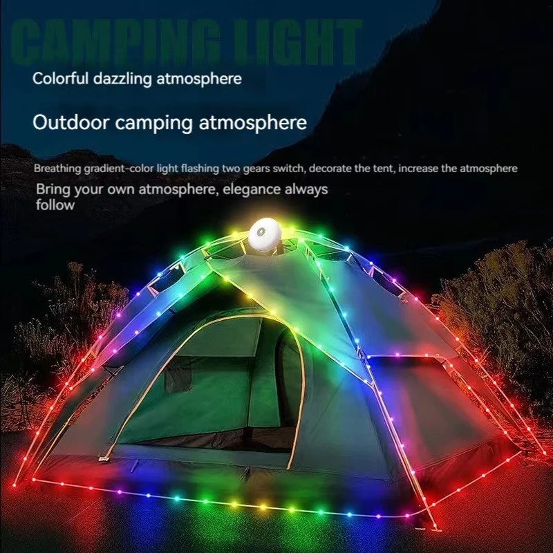 屋外用LEDストリングライト 10M 防水ストリップライト  - Outdoor Camping Lights String のレビューと価格