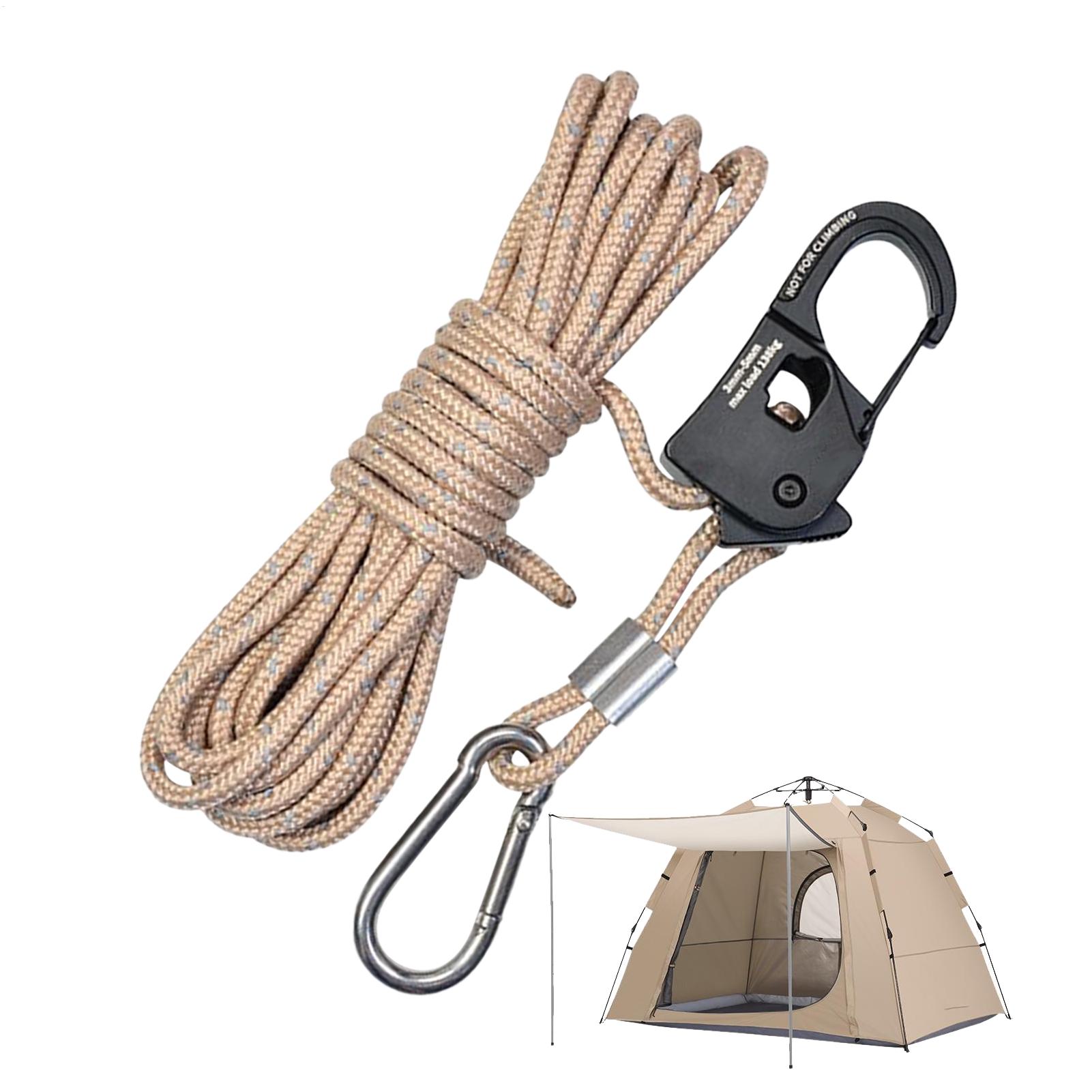 反射性ナイロン製キャンプロープ テントガイライン コードバッ - Outdoor Camping Guy のレビューと価格