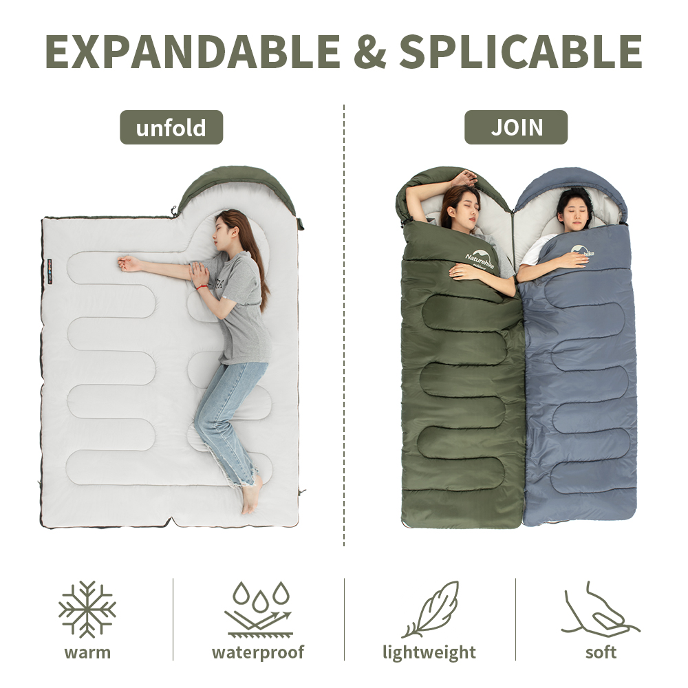 Naturehike Y150 寝袋超軽量綿寝袋アウトドアキ - Ultralight Sleeping Bag のレビューと価格