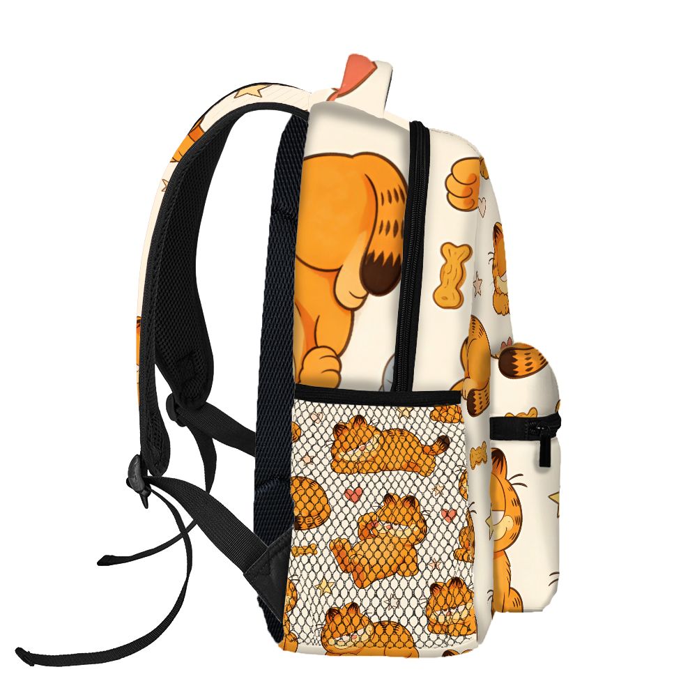 面白い怠惰なガーフィールドバックパックスターハートプリントか - Outdoor Camping Backpack のレビューと価格