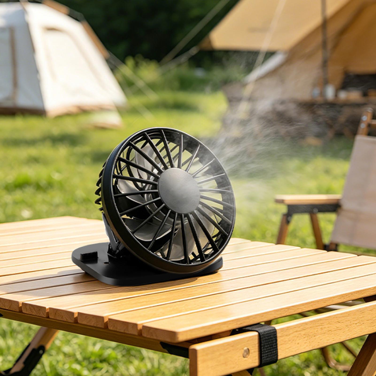 ハットクリップファン 3 速度ハンズフリークーラー USB  - Outdoor Camping Misting Fan のレビューと価格